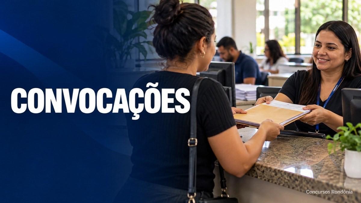 Rondônia tem convocações de concursos e seletivos de 26 a 29/10