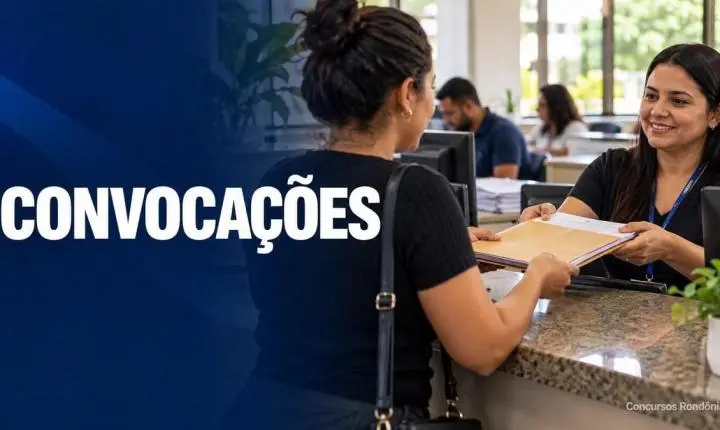 Rondônia tem convocações de concursos e seletivos de 26 a 29/10
